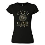 Vikings - Floki Siyah Bayan Tshirt