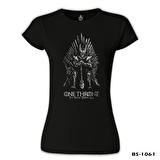 One Throne - Rule Them All Siyah Bayan Tshirt