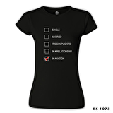 Uçuş - In Aviation Siyah Bayan Tshirt