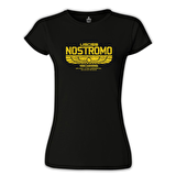 Alien - Nostromo Siyah Bayan Tshirt