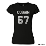 Kurt Cobain - 67 Siyah Bayan Tshirt