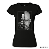 Breaking Bad - Who Knocks Walter White Siyah Kadın Tshirt
