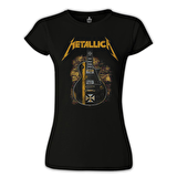 Metallica - Guitar in Sand Siyah Bayan Tshirt