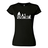 House - Thing is Siyah Bayan Tshirt
