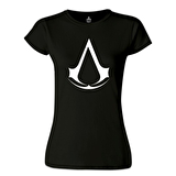Assassin's Creed - Logo Siyah Bayan Tshirt