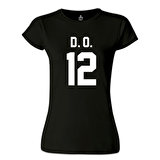Exo - D.O. Siyah Bayan Tshirt