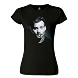 Johnny Depp Siyah Bayan Tshirt