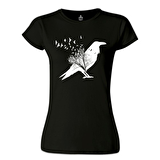 Crows in Tales Siyah Bayan Tshirt