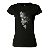 At 9 Siyah Bayan Tshirt