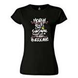 March Girls Siyah Bayan Tshirt