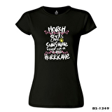 March Girls Siyah Bayan Tshirt