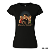 Game of Stones Siyah Bayan Tshirt