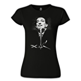 Salvador Dali Siyah Bayan Tshirt