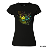 World of Warcraft - Illidan Stormrage Siyah Bayan Tshirt