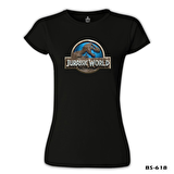 Jurassic World Siyah Bayan Tshirt