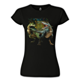 Jurassic World II Siyah Kadın Tshirt