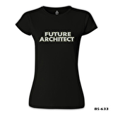 Future Architect Siyah Bayan Tshirt