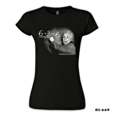 Einstein Siyah Bayan Tshirt