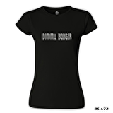 Dimmu Borgır - Logo Siyah Bayan Tshirt