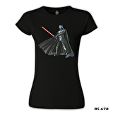 Star Wars - Darth Vader Lightsaber Siyah Bayan Tshirt