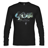 Skyrim - Paartuhnax Siyah Erkek Sweatshirt