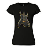 Gitar Siyah Bayan Tshirt