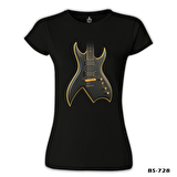 Gitar Siyah Bayan Tshirt