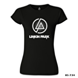 Linkin Park - Logo 3 Siyah Bayan Tshirt