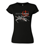 Star Wars - Incom T65 Siyah Bayan Tshirt