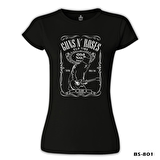 Guns N' Roses - Old Time Siyah Bayan Tshirt