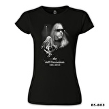 Jeff Hanneman - RIP Siyah Bayan Tshirt
