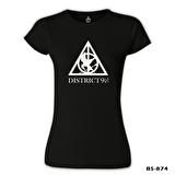 Multifandom Symbols - District Siyah Bayan Tshirt