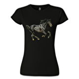 At 4 Siyah Bayan Tshirt