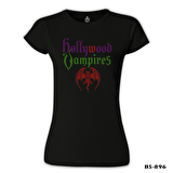 Hollywood Vampires Siyah Bayan Tshirt
