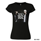 Bad Meets Evil Siyah Bayan Tshirt