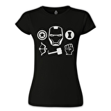 Hunters Siyah Bayan Tshirt