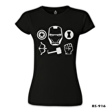 Hunters Siyah Bayan Tshirt