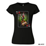 Harley Quinn - Sane Again Siyah Bayan Tshirt