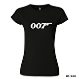 James Bond - 007 Siyah Bayan Tshirt