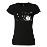 James Bond - Never Say Never Siyah Bayan Tshirt