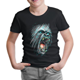 Goril Siyah Çocuk Tshirt
