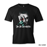 Joker - Cards Siyah Erkek Tshirt
