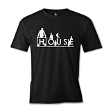 House - Thing is Siyah Erkek Tshirt