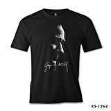 Atatürk - Gazi İmza Siyah Erkek Tshirt