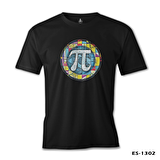 Matematik - Pi 5 Siyah Erkek Tshirt
