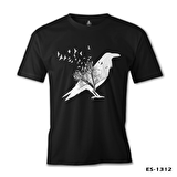 Crows in Tales Siyah Erkek Tshirt