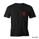 V for Vendetta - V logo Siyah Erkek Tshirt