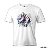 Buz Pateni Beyaz Erkek Tshirt