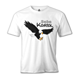 Baba Kartal Beyaz Erkek Tshirt