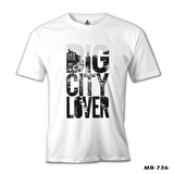 Big City Lover Beyaz Erkek Tshirt